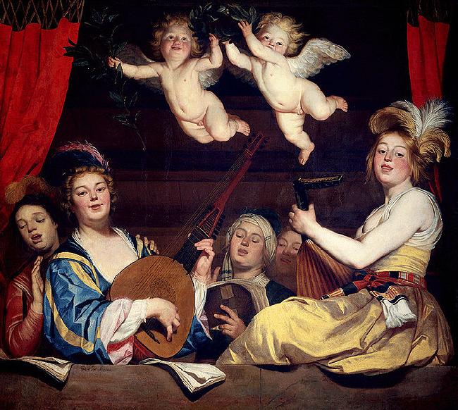 Gerrit van Honthorst The Concert oil painting image
